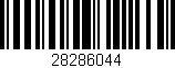 Código de barras (EAN, GTIN, SKU, ISBN): '28286044'