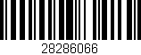 Código de barras (EAN, GTIN, SKU, ISBN): '28286066'