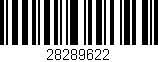 Código de barras (EAN, GTIN, SKU, ISBN): '28289622'