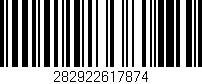 Código de barras (EAN, GTIN, SKU, ISBN): '282922617874'
