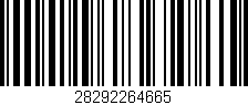Código de barras (EAN, GTIN, SKU, ISBN): '28292264665'