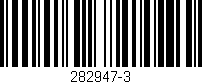 Código de barras (EAN, GTIN, SKU, ISBN): '282947-3'