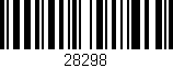 Código de barras (EAN, GTIN, SKU, ISBN): '28298'