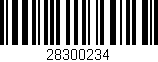 Código de barras (EAN, GTIN, SKU, ISBN): '28300234'