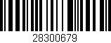 Código de barras (EAN, GTIN, SKU, ISBN): '28300679'