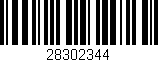 Código de barras (EAN, GTIN, SKU, ISBN): '28302344'