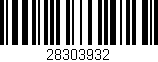 Código de barras (EAN, GTIN, SKU, ISBN): '28303932'