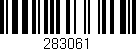 Código de barras (EAN, GTIN, SKU, ISBN): '283061'