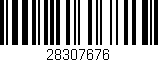Código de barras (EAN, GTIN, SKU, ISBN): '28307676'