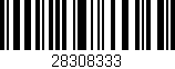 Código de barras (EAN, GTIN, SKU, ISBN): '28308333'