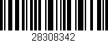 Código de barras (EAN, GTIN, SKU, ISBN): '28308342'