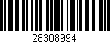 Código de barras (EAN, GTIN, SKU, ISBN): '28308994'