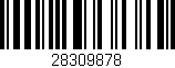 Código de barras (EAN, GTIN, SKU, ISBN): '28309878'