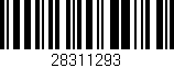 Código de barras (EAN, GTIN, SKU, ISBN): '28311293'