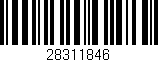 Código de barras (EAN, GTIN, SKU, ISBN): '28311846'