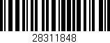 Código de barras (EAN, GTIN, SKU, ISBN): '28311848'