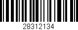 Código de barras (EAN, GTIN, SKU, ISBN): '28312134'