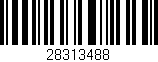 Código de barras (EAN, GTIN, SKU, ISBN): '28313488'