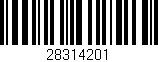 Código de barras (EAN, GTIN, SKU, ISBN): '28314201'