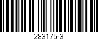 Código de barras (EAN, GTIN, SKU, ISBN): '283175-3'