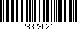 Código de barras (EAN, GTIN, SKU, ISBN): '28323621'