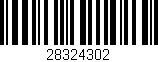 Código de barras (EAN, GTIN, SKU, ISBN): '28324302'