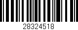 Código de barras (EAN, GTIN, SKU, ISBN): '28324518'