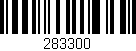 Código de barras (EAN, GTIN, SKU, ISBN): '283300'
