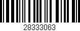 Código de barras (EAN, GTIN, SKU, ISBN): '28333063'