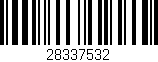 Código de barras (EAN, GTIN, SKU, ISBN): '28337532'