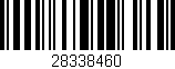 Código de barras (EAN, GTIN, SKU, ISBN): '28338460'