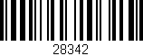 Código de barras (EAN, GTIN, SKU, ISBN): '28342'