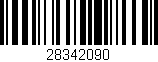Código de barras (EAN, GTIN, SKU, ISBN): '28342090'