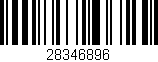 Código de barras (EAN, GTIN, SKU, ISBN): '28346896'