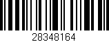 Código de barras (EAN, GTIN, SKU, ISBN): '28348164'
