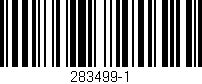 Código de barras (EAN, GTIN, SKU, ISBN): '283499-1'