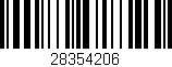 Código de barras (EAN, GTIN, SKU, ISBN): '28354206'