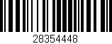 Código de barras (EAN, GTIN, SKU, ISBN): '28354448'