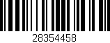 Código de barras (EAN, GTIN, SKU, ISBN): '28354458'