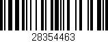 Código de barras (EAN, GTIN, SKU, ISBN): '28354463'