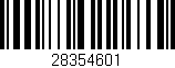 Código de barras (EAN, GTIN, SKU, ISBN): '28354601'