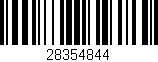 Código de barras (EAN, GTIN, SKU, ISBN): '28354844'