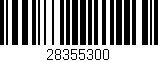 Código de barras (EAN, GTIN, SKU, ISBN): '28355300'