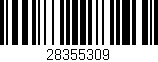 Código de barras (EAN, GTIN, SKU, ISBN): '28355309'