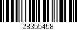 Código de barras (EAN, GTIN, SKU, ISBN): '28355458'