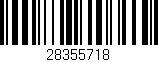 Código de barras (EAN, GTIN, SKU, ISBN): '28355718'