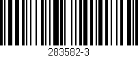Código de barras (EAN, GTIN, SKU, ISBN): '283582-3'