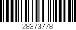 Código de barras (EAN, GTIN, SKU, ISBN): '28373778'