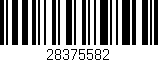 Código de barras (EAN, GTIN, SKU, ISBN): '28375582'