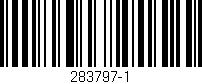Código de barras (EAN, GTIN, SKU, ISBN): '283797-1'